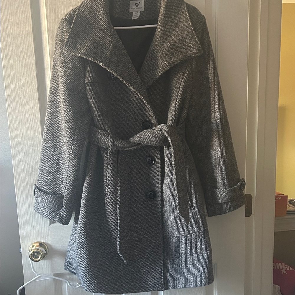 Worthington Women's Gray ool Blend Coat